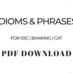 Idioms and Phrases in PDF Download