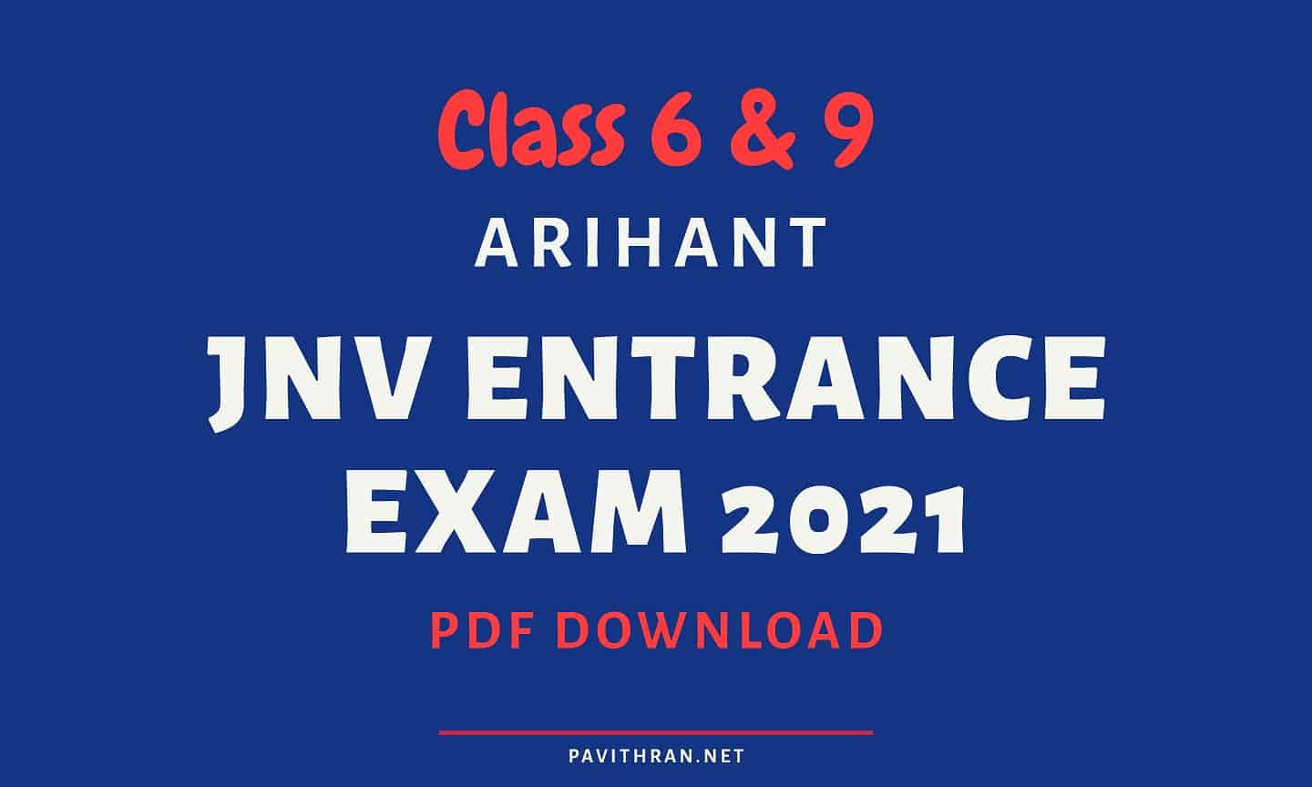 arihant navodaya book class 6 solutions pdf free download