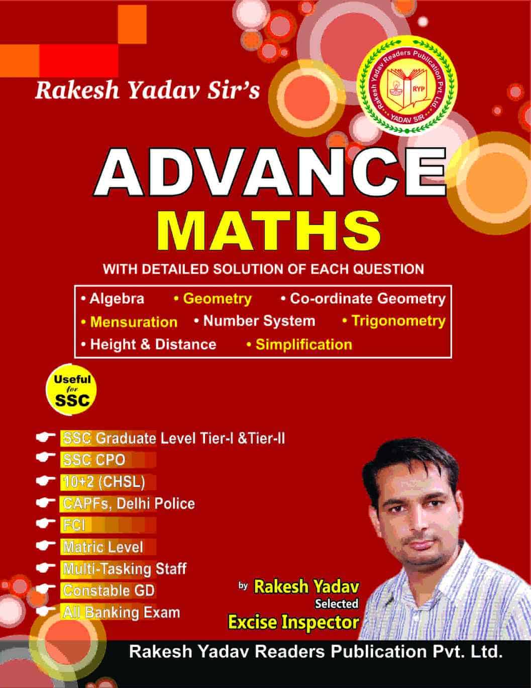 Advance Maths by Rakesh Yadav PDF [English Medium]