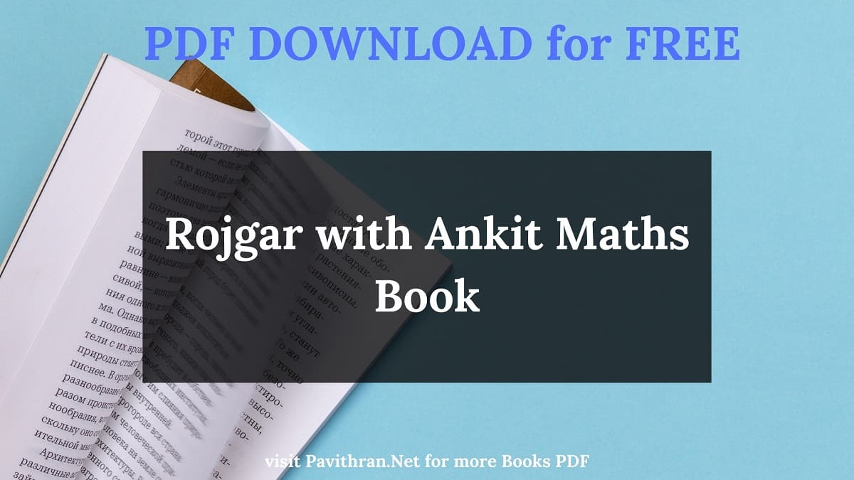 Download Rojgar with Ankit Math book in PDF for Free - Pavithran.Net