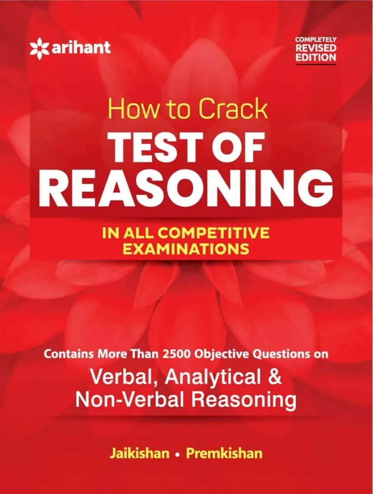 how to crack test of reasoning arihant pdf