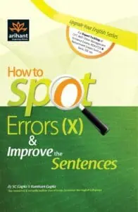 How to Spot Errors (X) & Improve the Sentences - SC Gupta