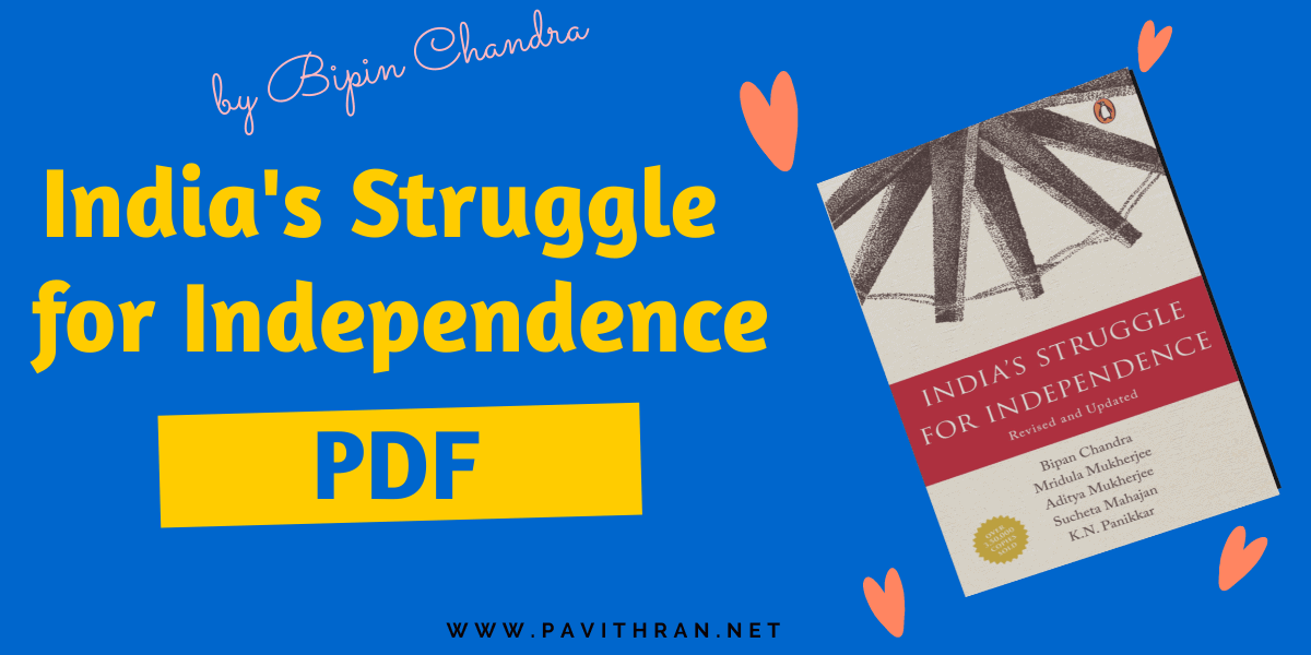 [Latest] India's Struggle For Independence By Bipin Chandra PDF