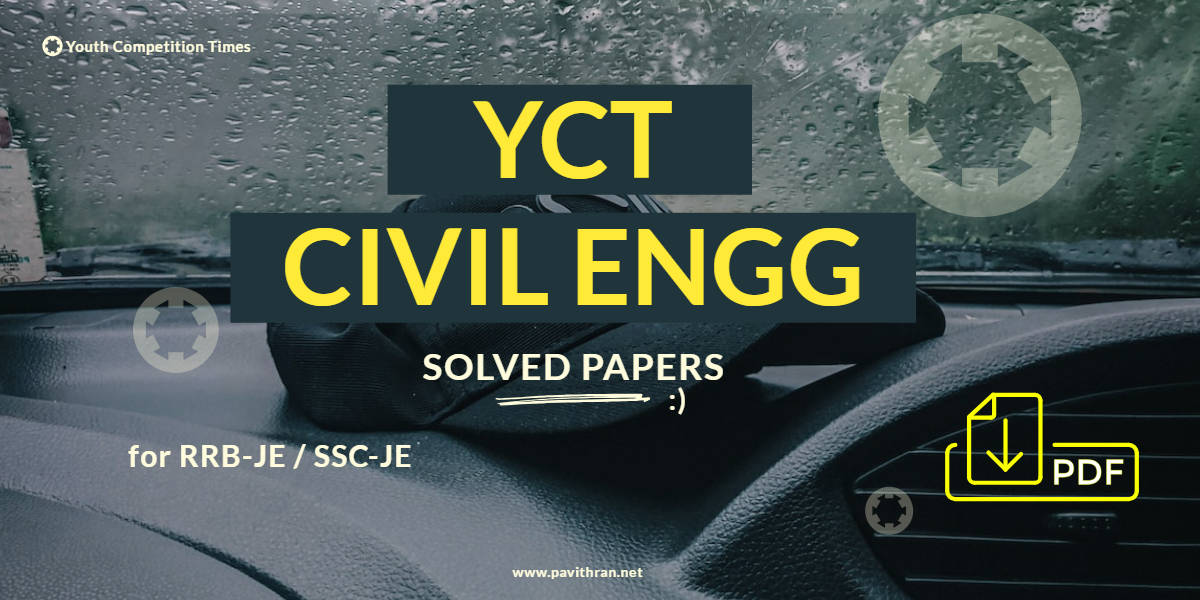 YCT Civil Engineering Solved Papers PDF | For SSC-JE & RRB-JE