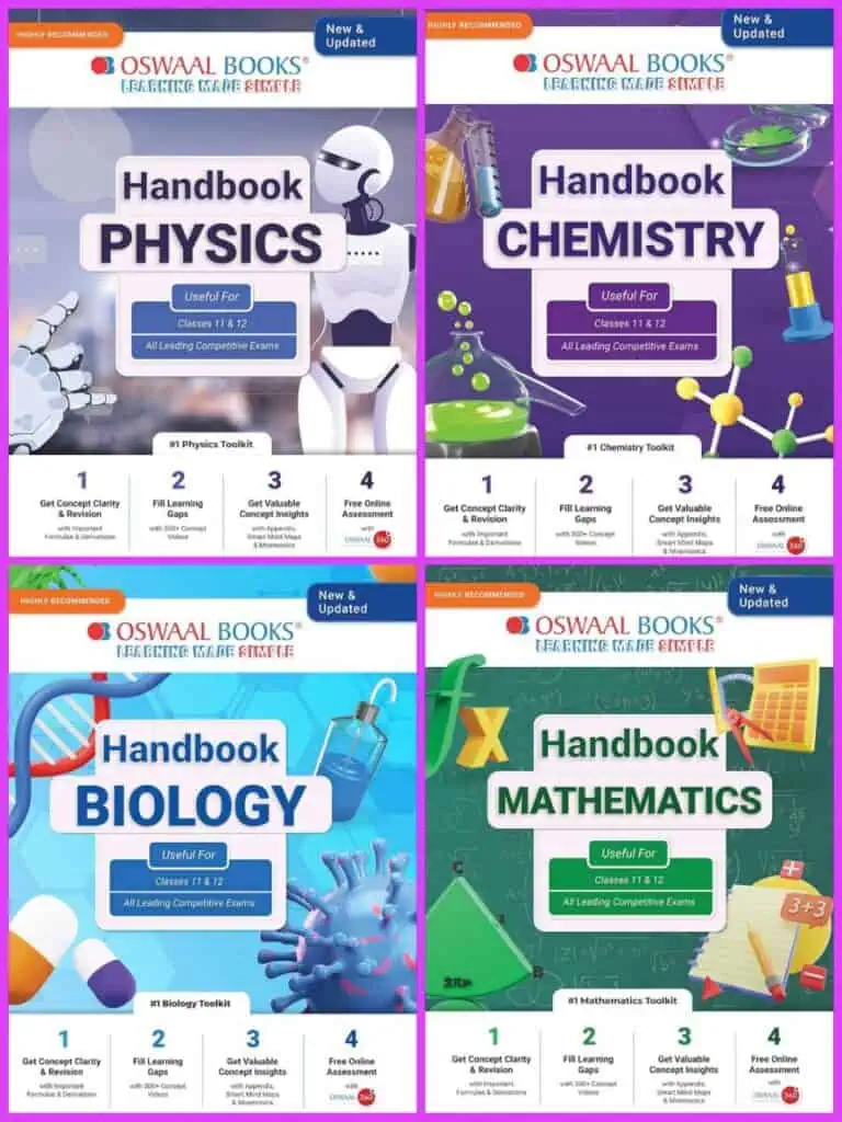 Oswal Handbook of Physics, Chemistry, Biology & Mathematics