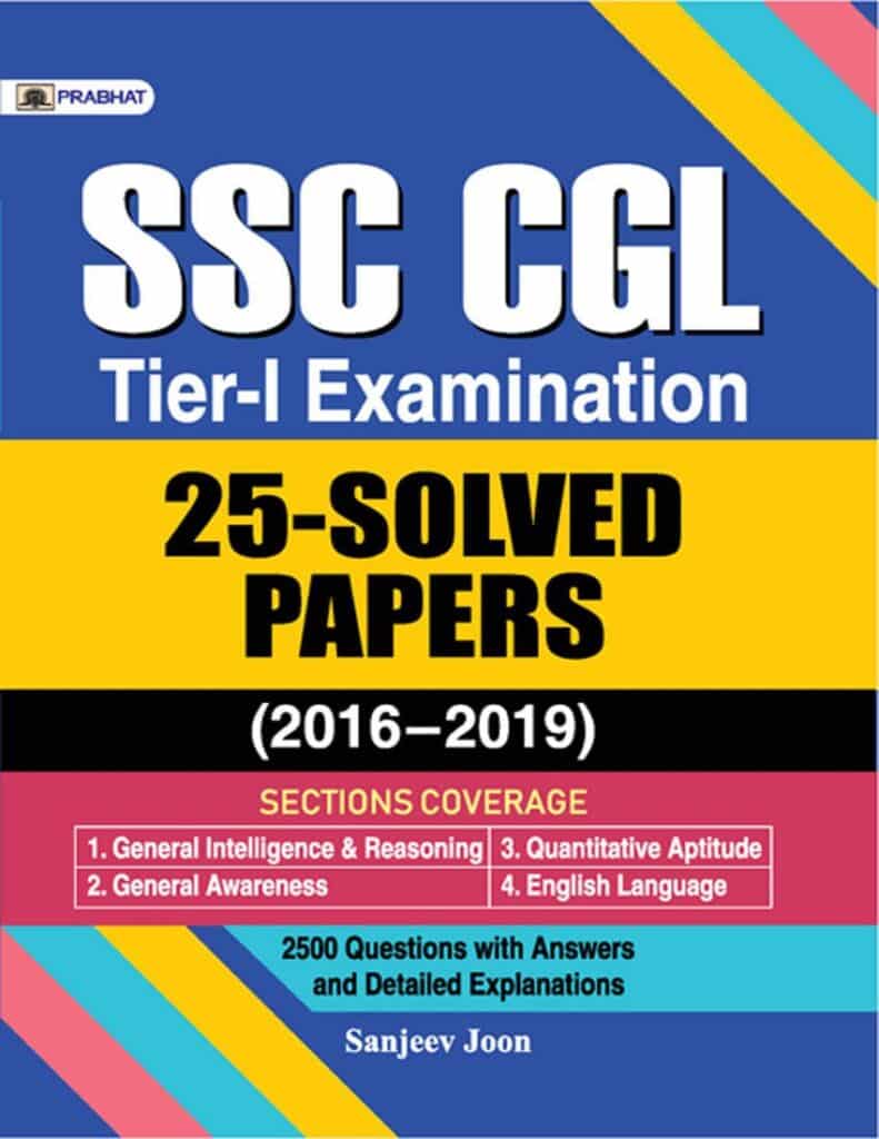 SSC CGL TIER-1 25 Solved Papers (2016–2019) - Prabhat