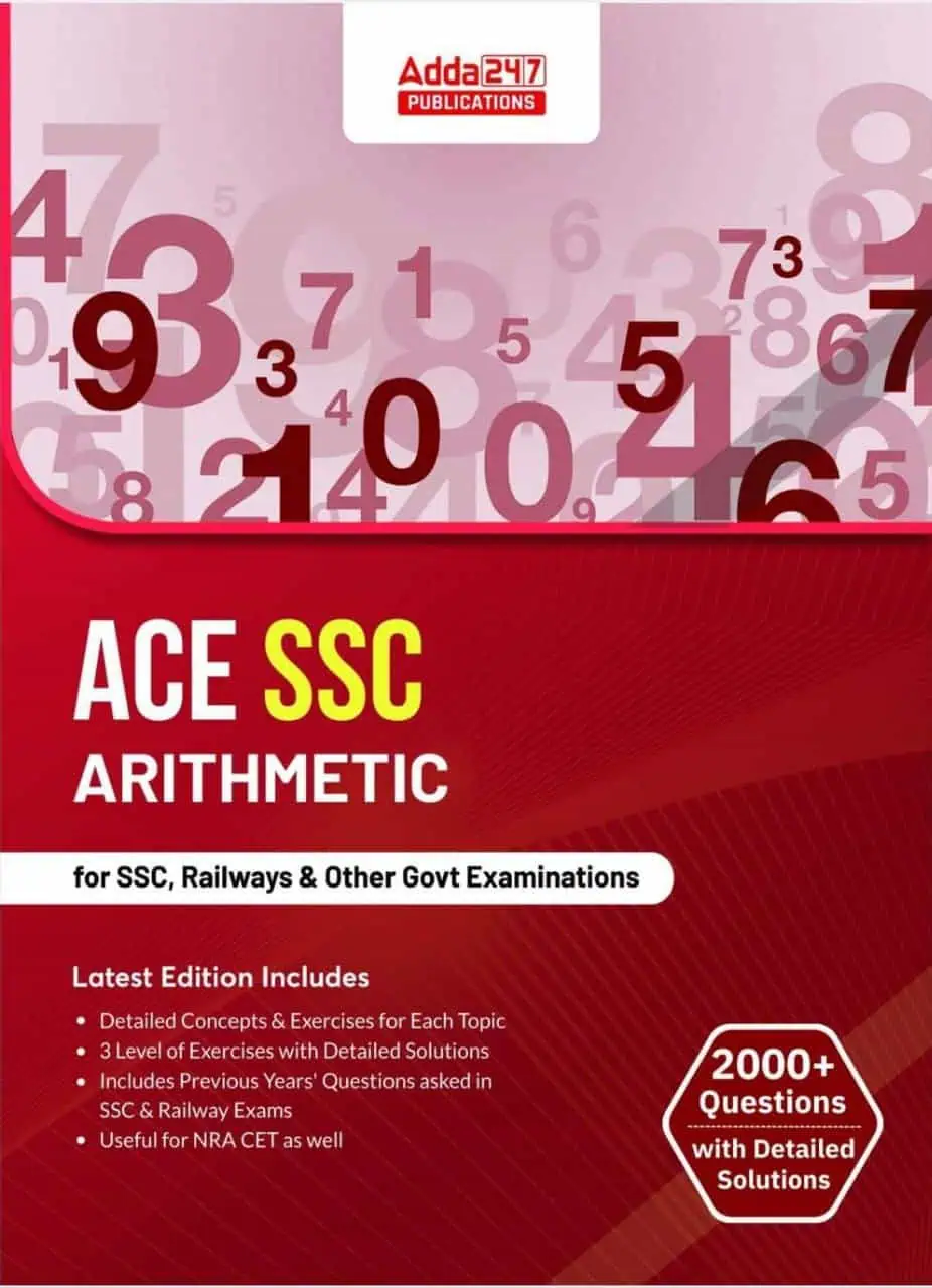 Ace SSC Arithmetic Maths Book PDF [2023 Edition]