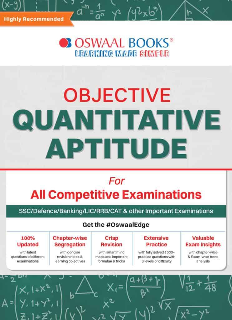 Oswaal Objective Quantitative Aptitude [2nd Edition -2024]