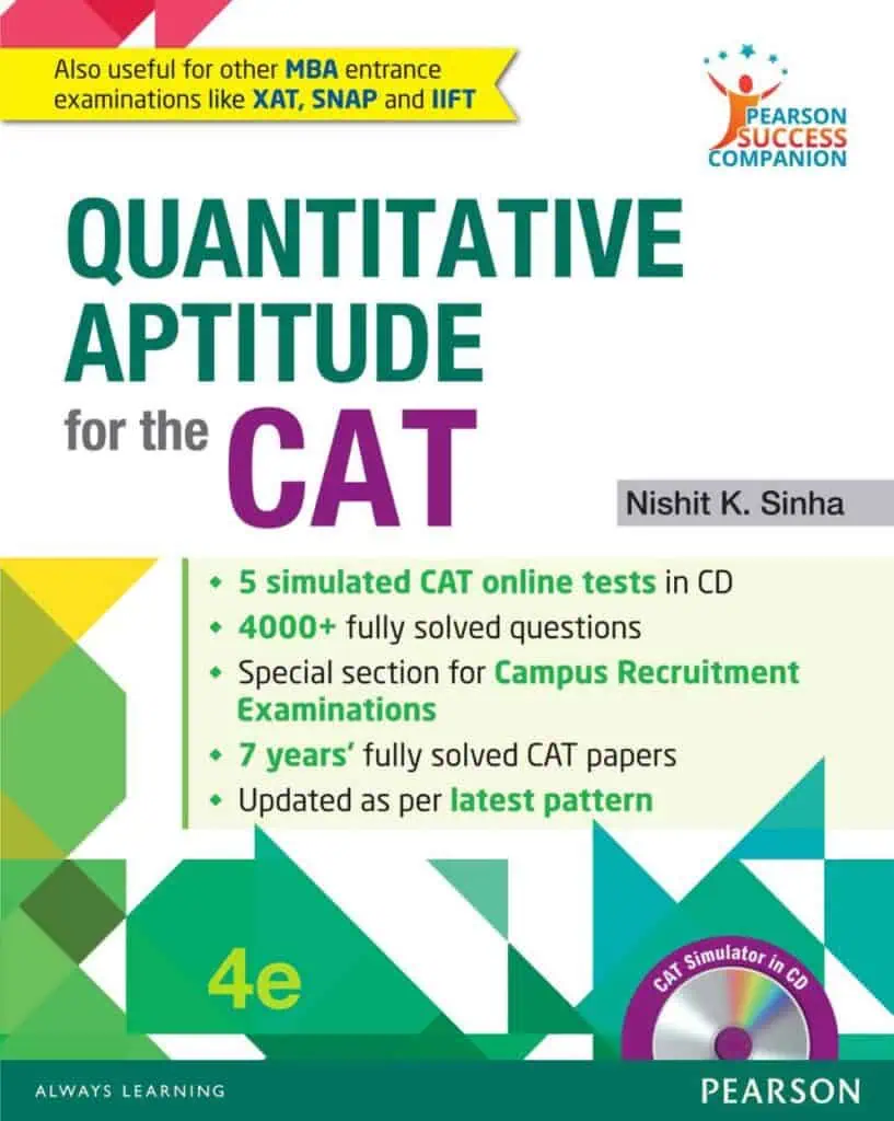 Quantitative Aptitude for the CAT - Pearson [4th Edition]