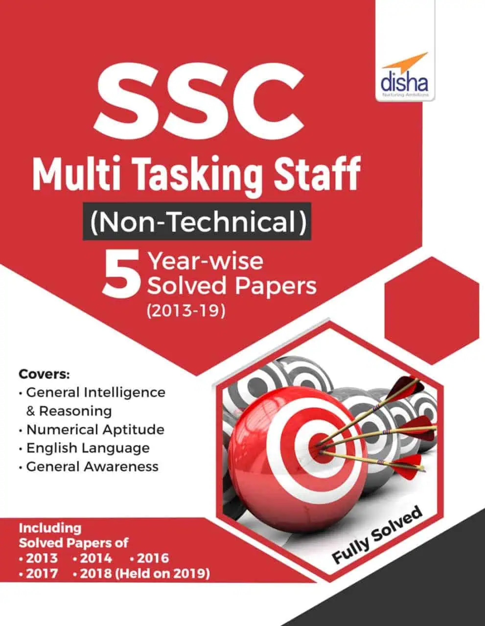 SSC MTS 5 Year-wise Solved Papers (2013-2019) - Disha Experts PDF