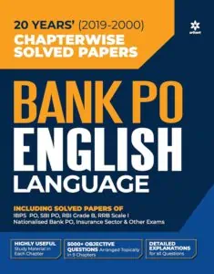 Arihant Bank PO English Language Solved Papers [2020 Edition]