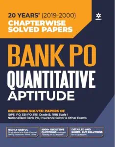 Arihant Bank PO Quantitative Aptitude Solved Papers [2020 Edition]