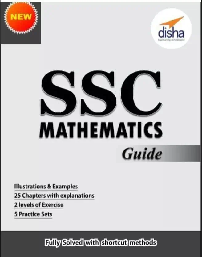 Disha SSC Mathematics Guide [2022 Edition] - English Medium