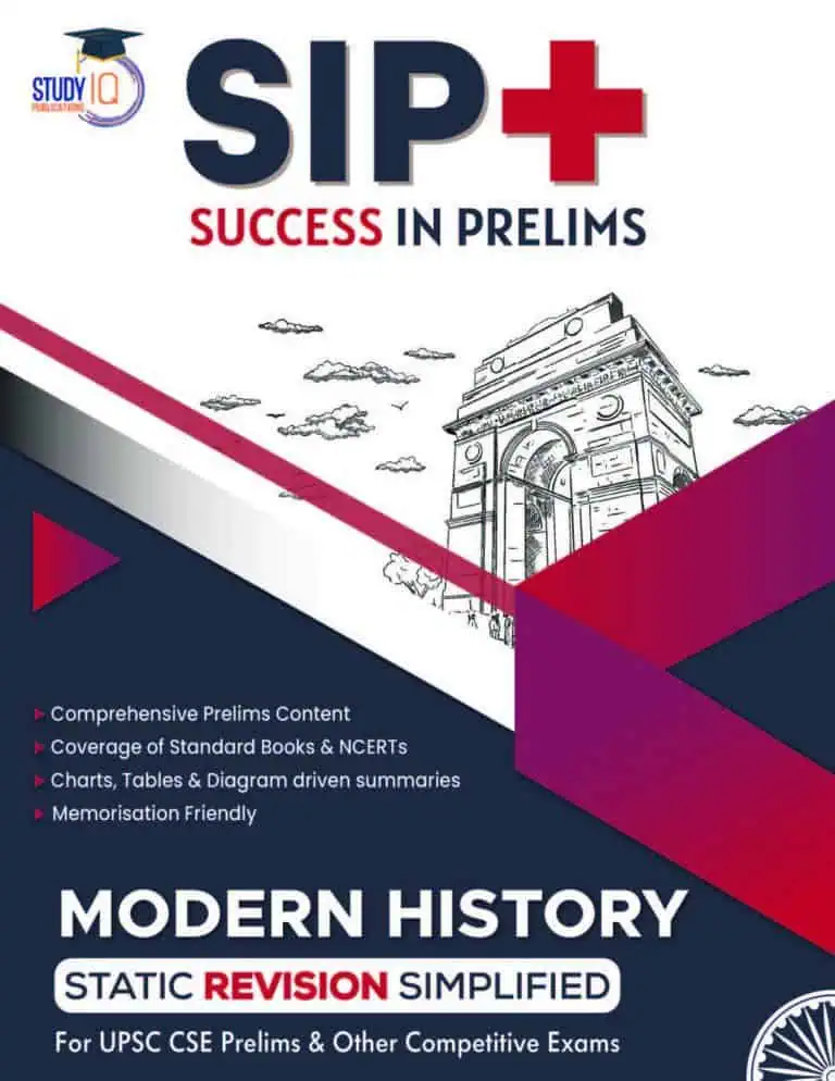 Modern History - Book of SIP [English Medium] by StudyIQ