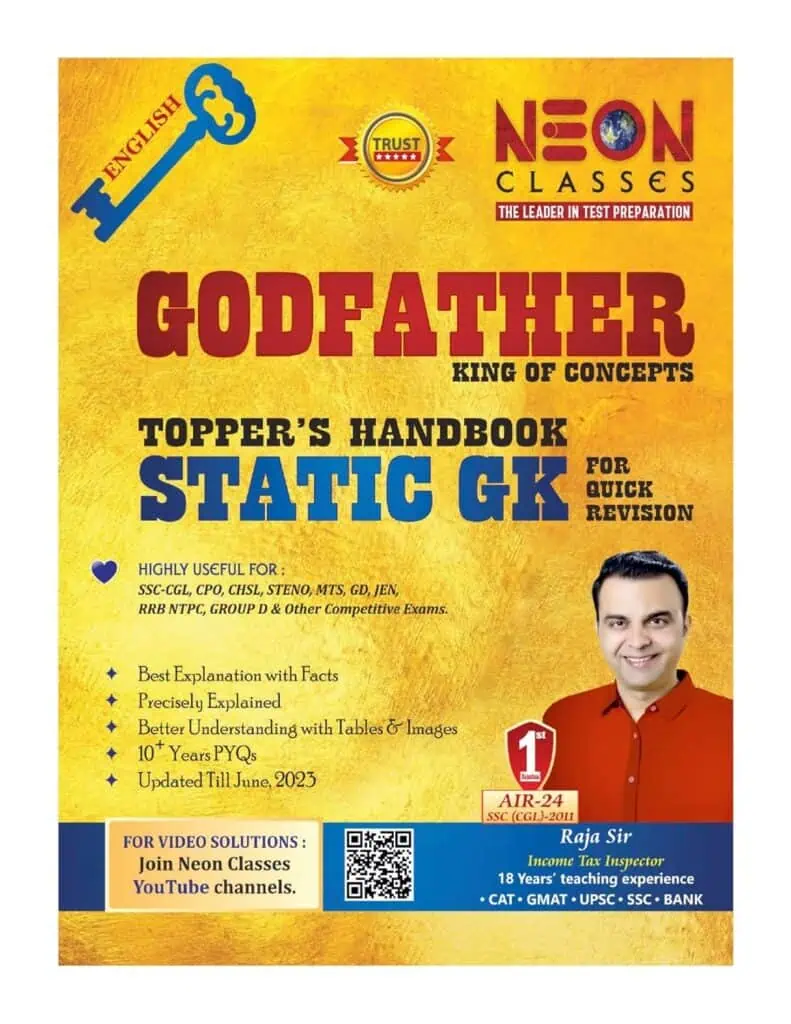 Static GK - Topper's Handbook by Neon Classes [English Medium]