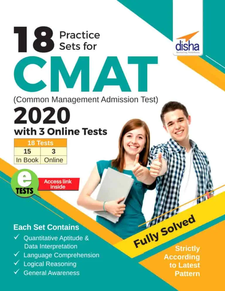 18 Practice Sets for CMAT 2020 with 3 Online Test - Disha Experts