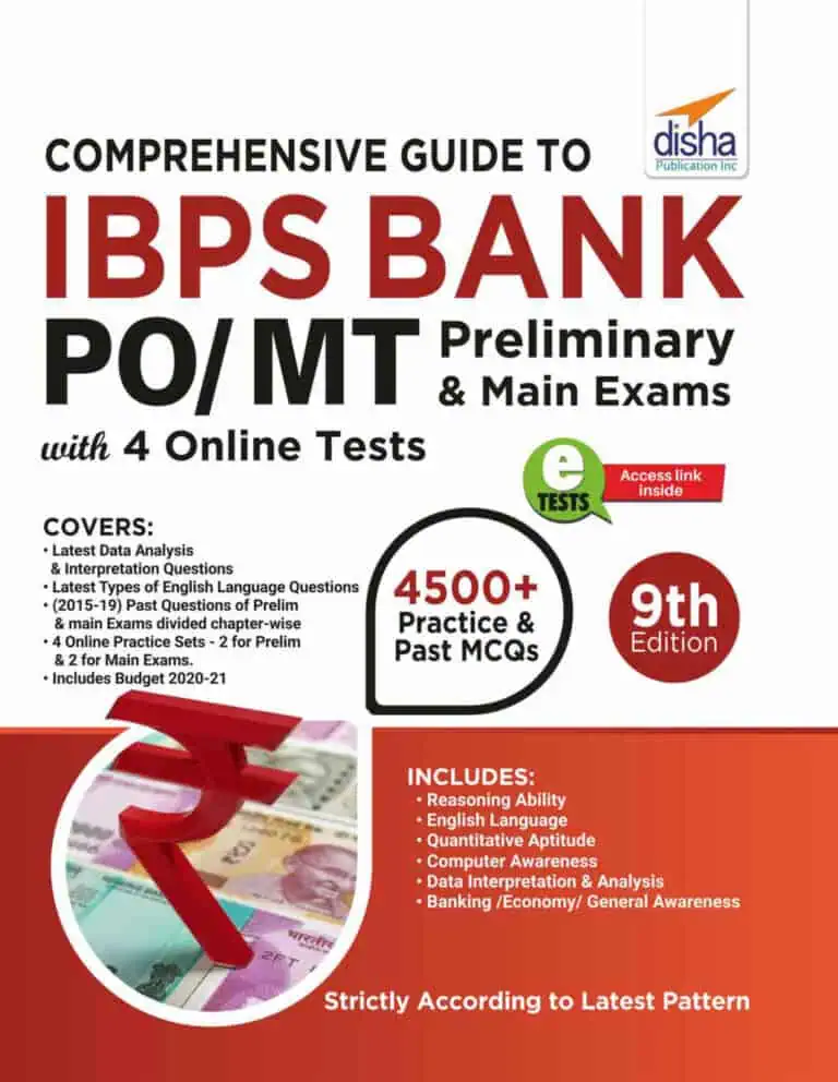 Comprehensive Guide to IBPS Bank PO-MT Prelim & Main Exams - Disha Experts [9th Edition-2020]