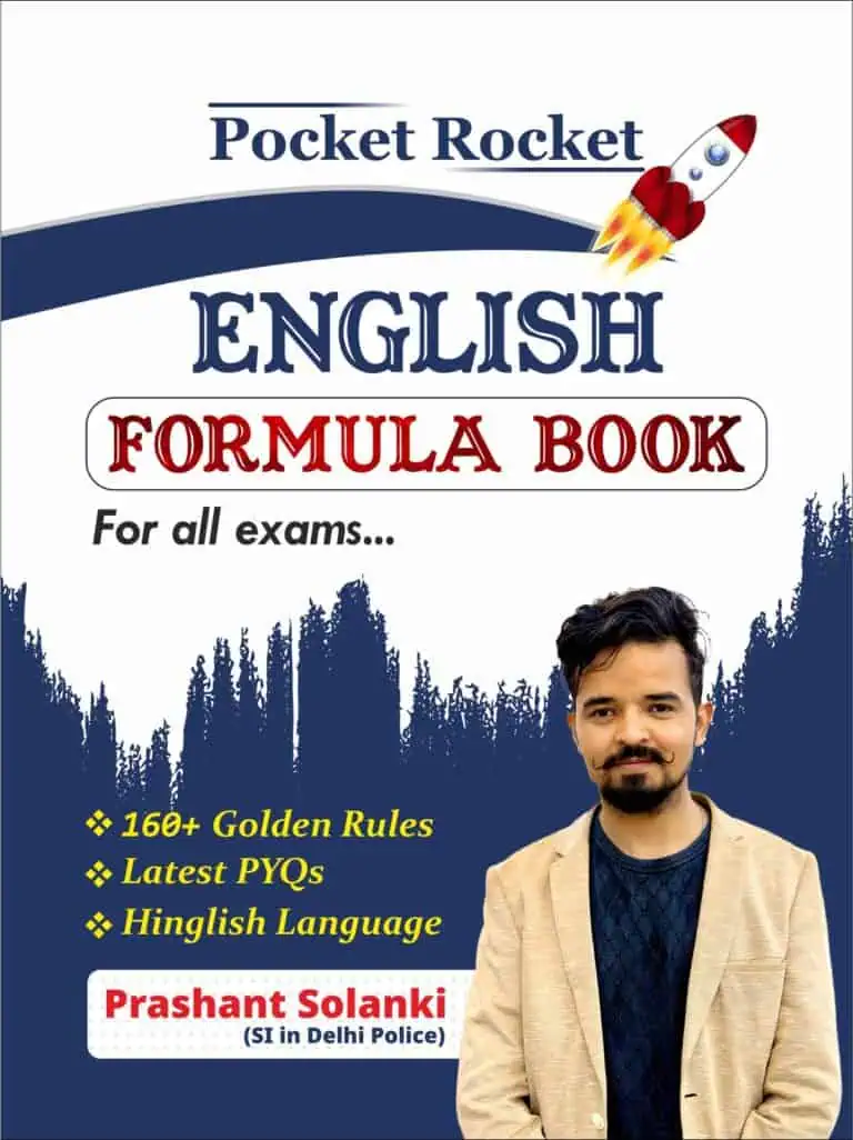 Pocket Rocket English Formula Book by Prashant Solanki Sir [English Medium]