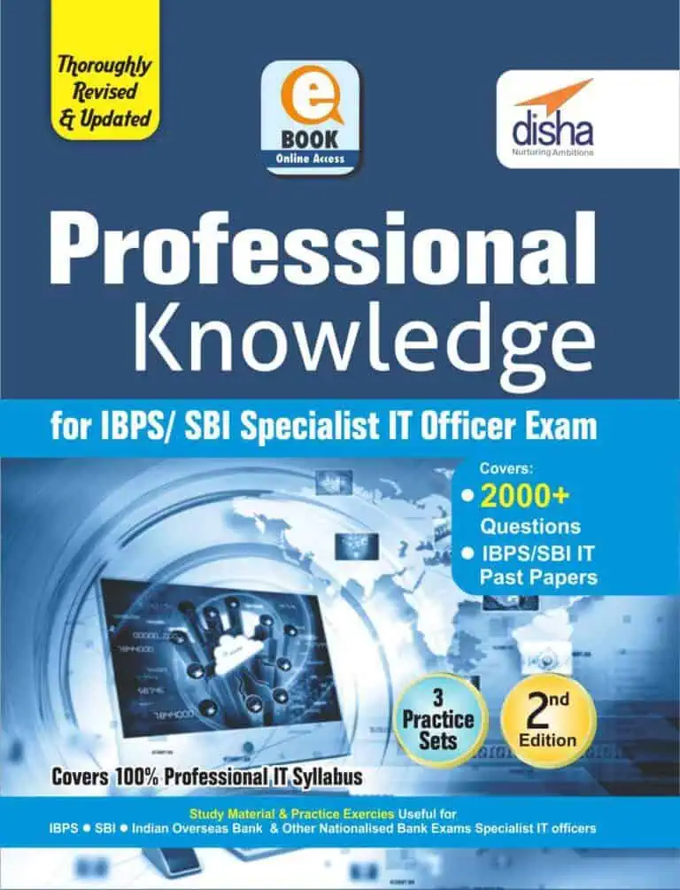 Professional Knowledge for IBPS SBI Specialist IT Officer Exam 2nd Edition - Disha Experts