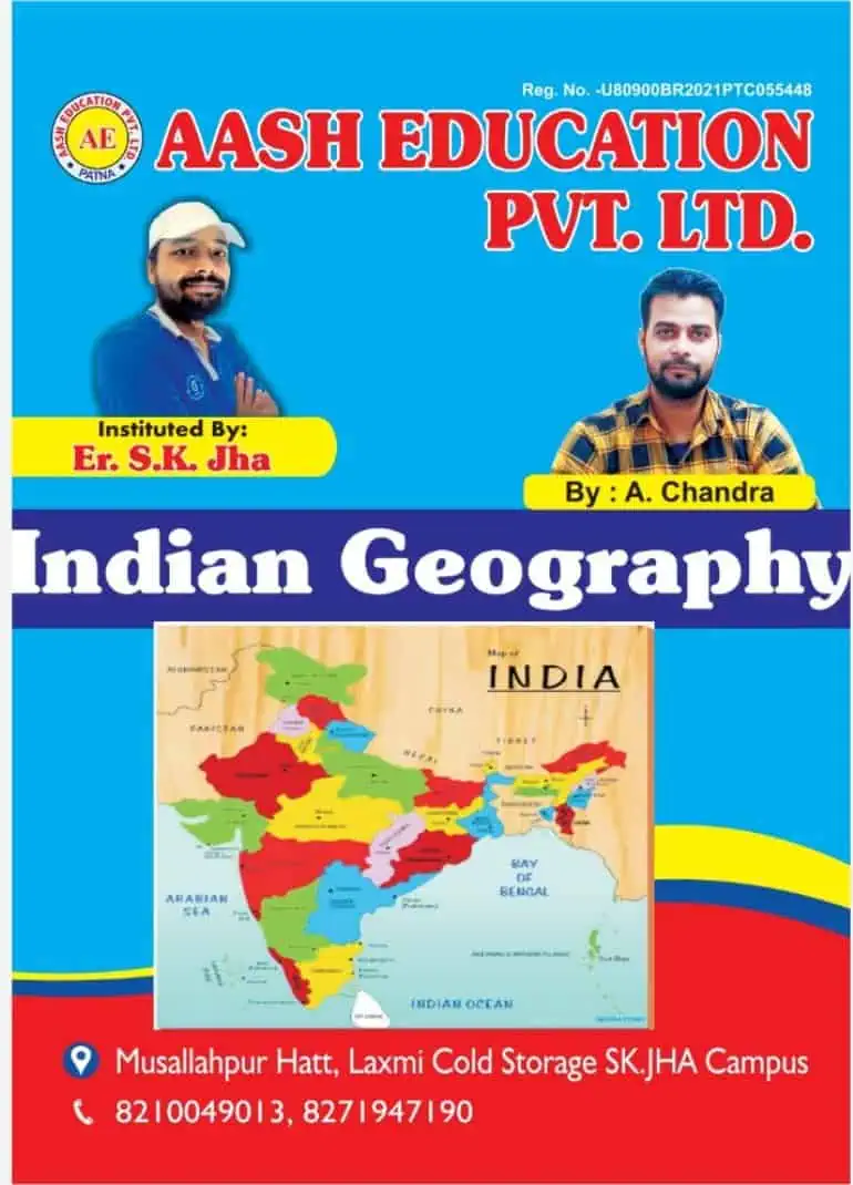 SK Jha sir Indian Geography - Aash Education [Hindi Medium]