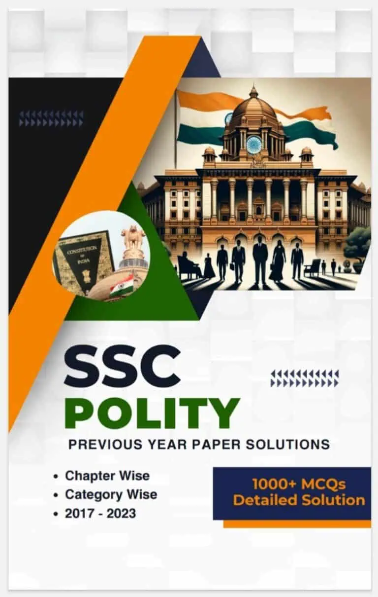 SSC Indian Polity PYQs - Parcham Classes [2024 - English Medium]