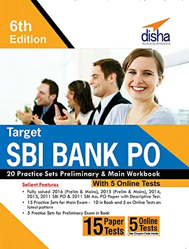 Target SBI Bank PO 20 Practice Set for Preliminary & Main Workbook - Disha Experts [6th Edition-2017]