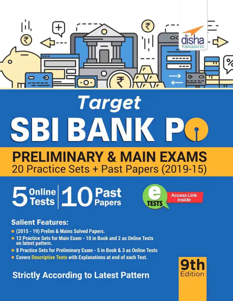 Target SBI Bank PO Preliminary & Main Exams - Disha Experts [2020 Edition]